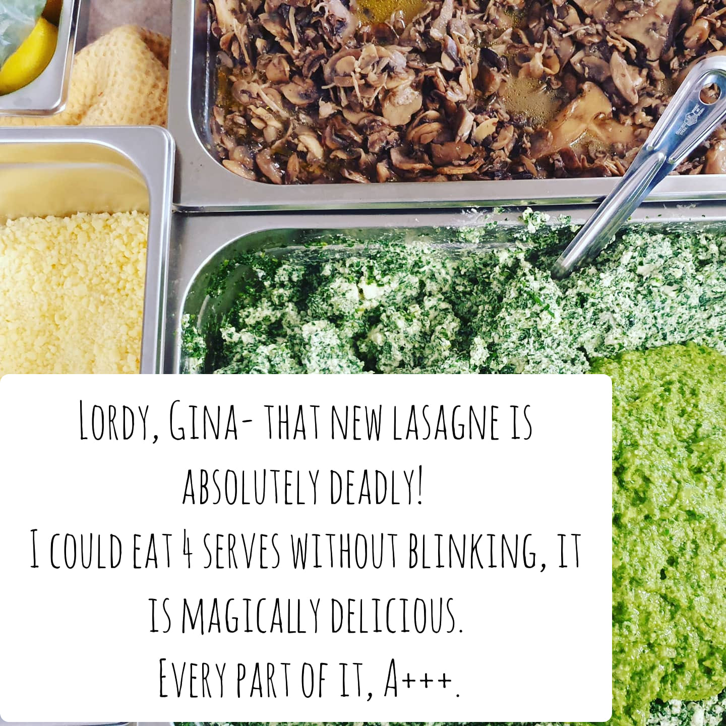 MushroomSpinachLasagne